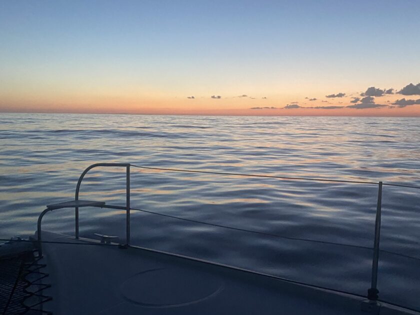 Abendstimmung Überfahrt