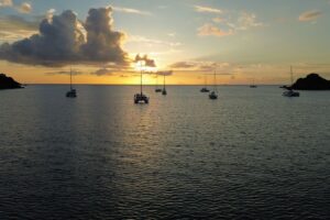 Antigua NW Bucht Sunset